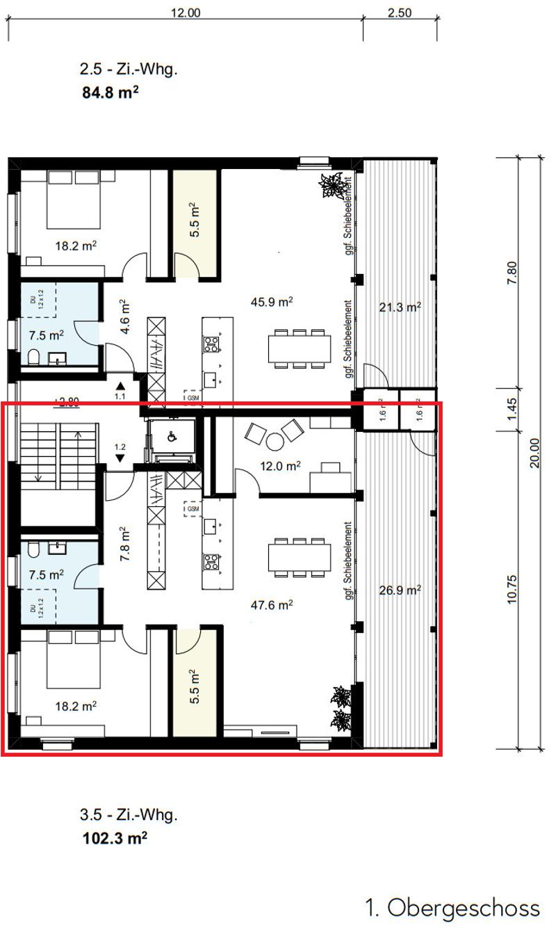 Grundrissplan
