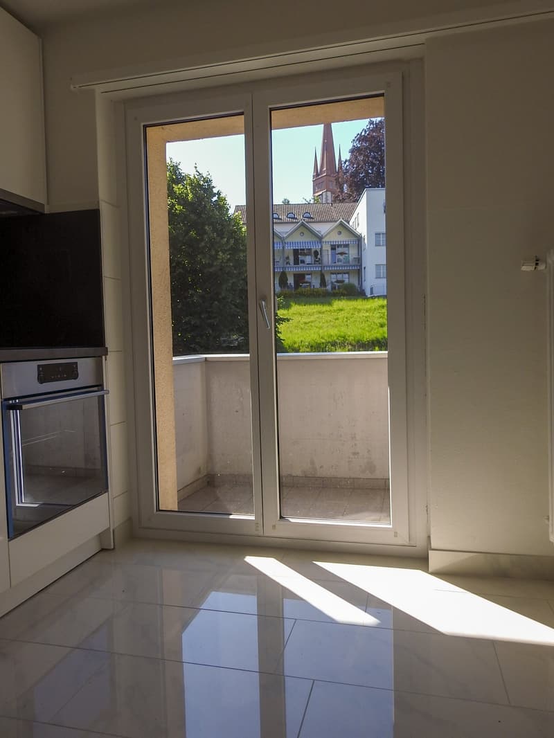 Balkon bei Küche