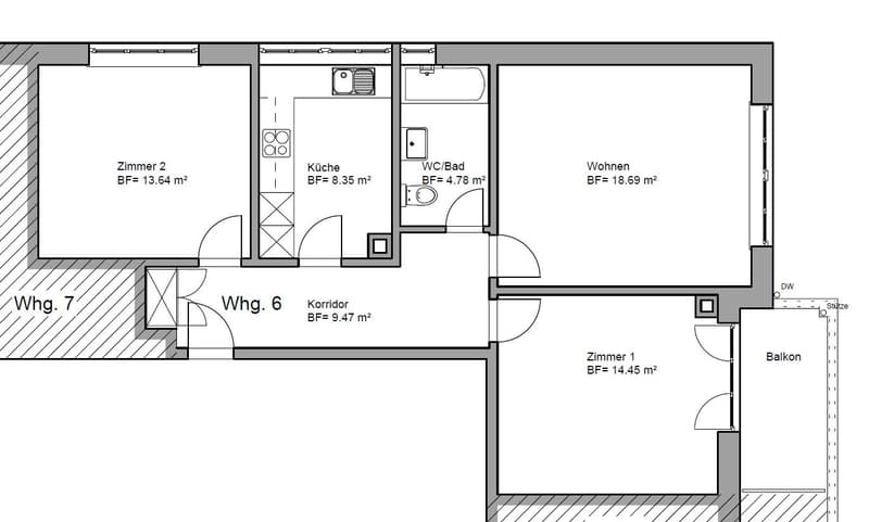 Muster Grundriss