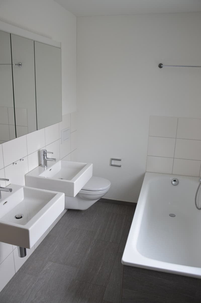 modernes Bad/Dusche/WC