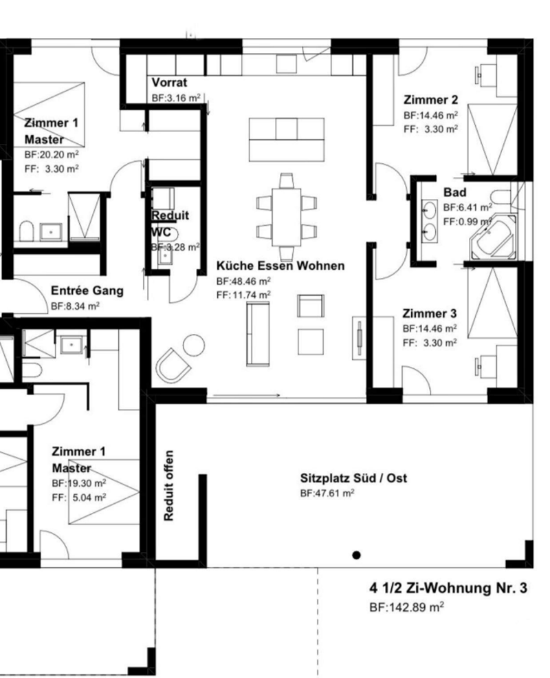 moderne exklusive 4.5 Zimmerwohnung im Erdgeschoss mit grossem Sitzplatz (6)