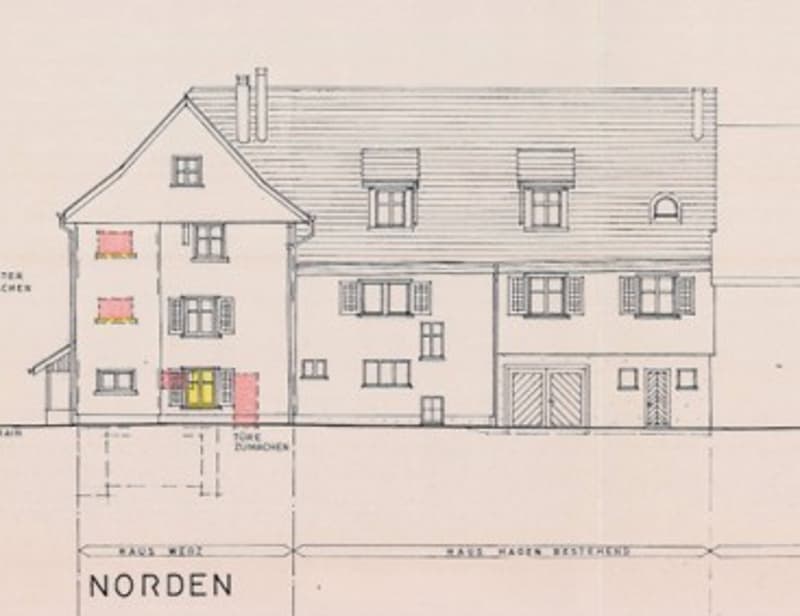 Maison d'angle idyllique et spacieuse de 6,5 pièces avec charme dans un endroit calme (41)