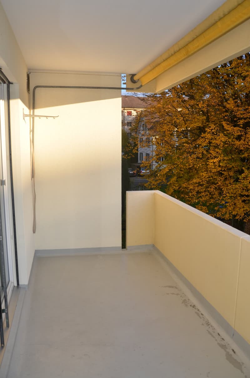 sonniger Balkon