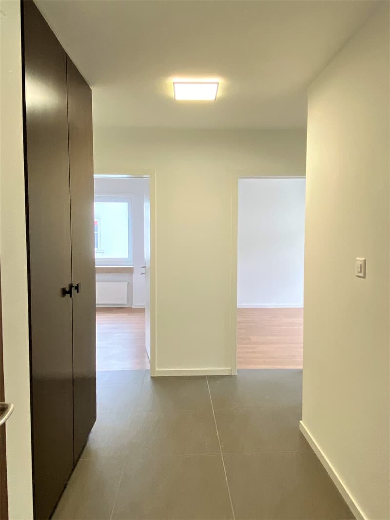 Korridor mit praktischem Einbauschrank