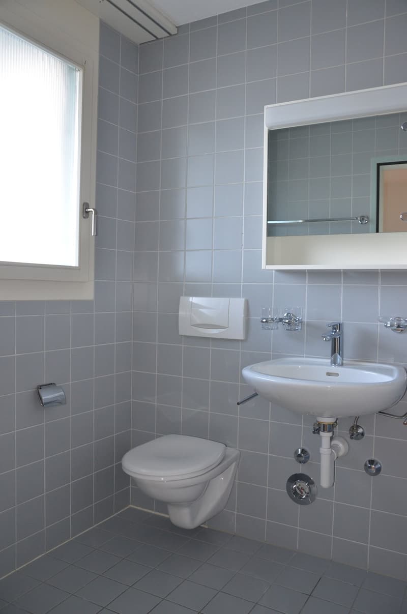 helles Bad/WC mit Fenster