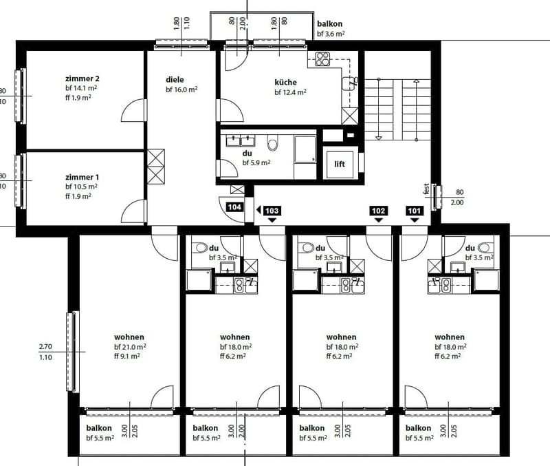 Wohnung 101