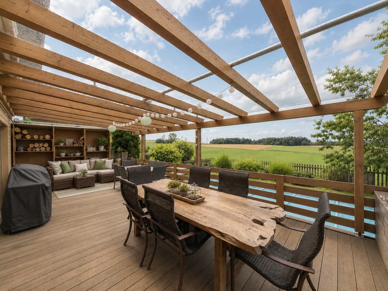 7.5-Zimmer-Doppelhaus mit idyllischem Garten und Pool (7)