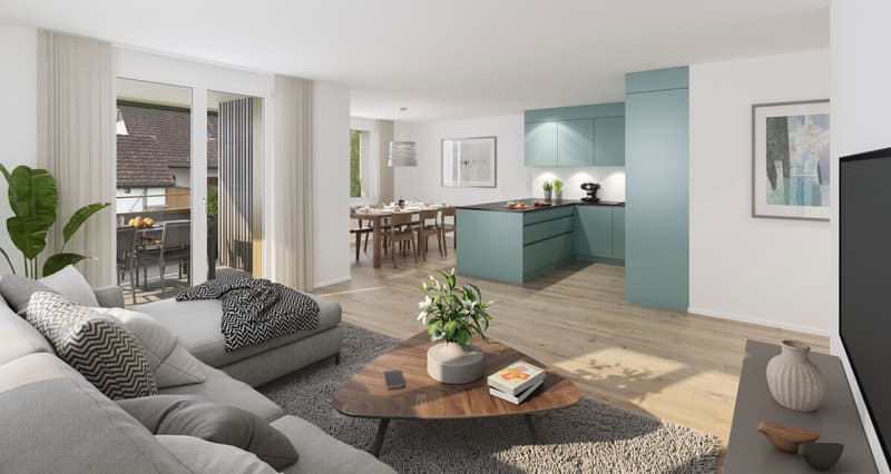 Neubauprojekt LANDLIEBI - 3.5-Zimmer-Wohnung im Obergeschoss (2)