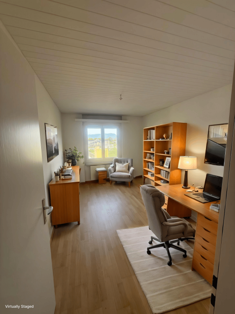 Appartement mansardé lumineux avec deux balcons (3)