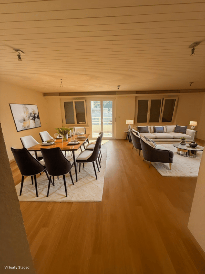 Appartement mansardé lumineux avec deux balcons (1)
