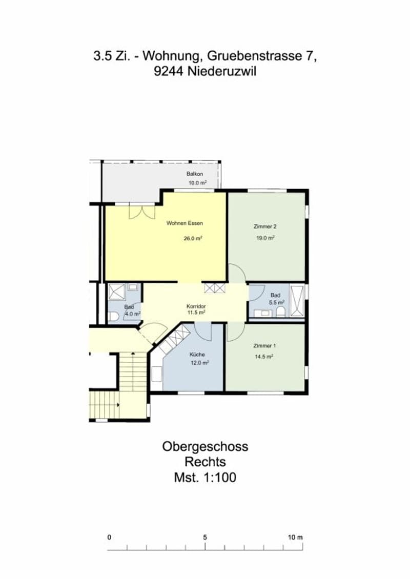 3.5 room apartment in Niederuzwil (2)