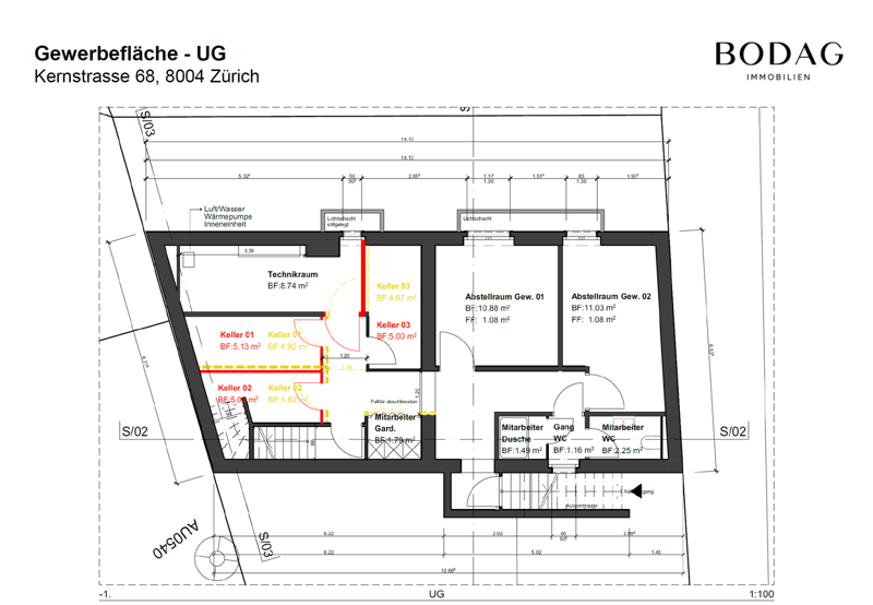 Grundriss UG