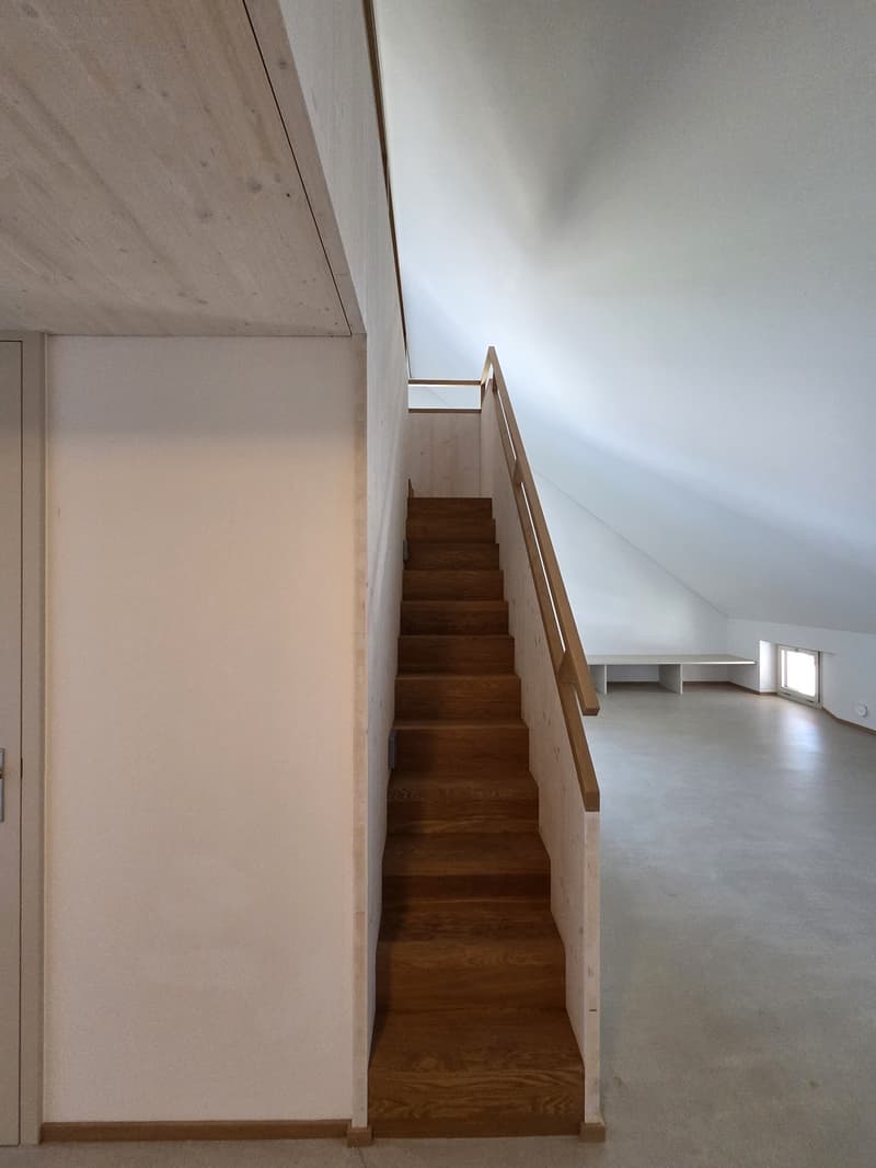 Treppe ins Dachgeschoss