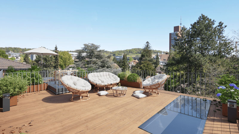 Dachterrasse