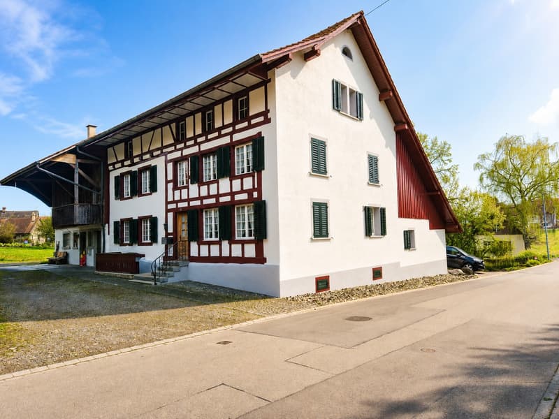 Charmantes 4.5-Zimmer-Einfamilienhaus mit Garten, Teich und idyllischem Sitzplatz (2)