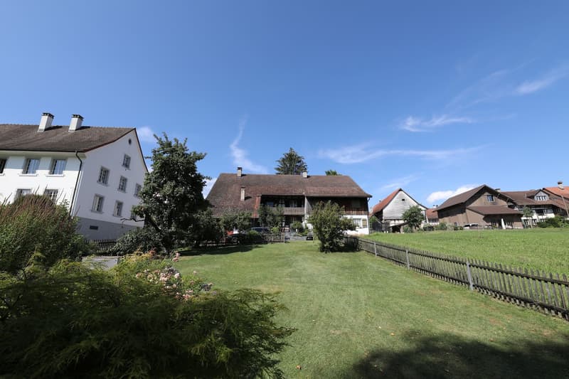 Charmantes 4.5-Zimmer-Einfamilienhaus mit Garten, Teich und idyllischem Sitzplatz (13)