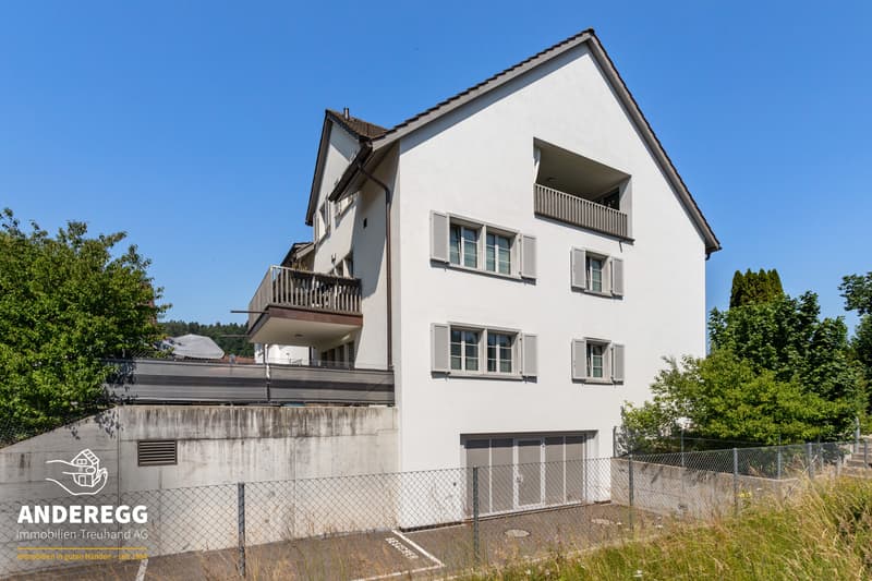 Newly valued attic apartment with loggia, central living in Weisslingen (13)