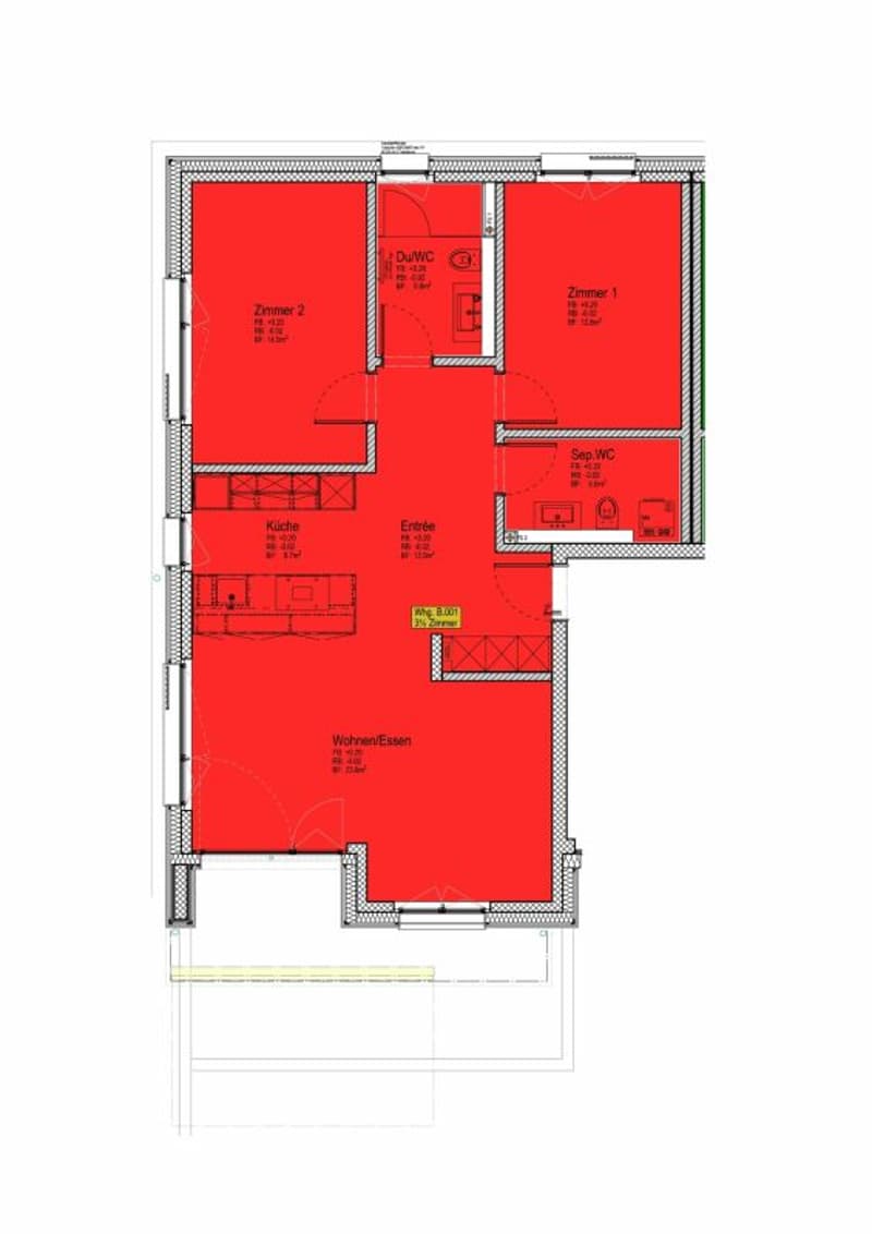 Appartement lumineux et moderne de 3,5 pièces dans un excellent emplacement (7)