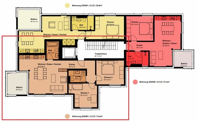 Primo affitto di un appartamento moderno in una buona posizione urbana (8)