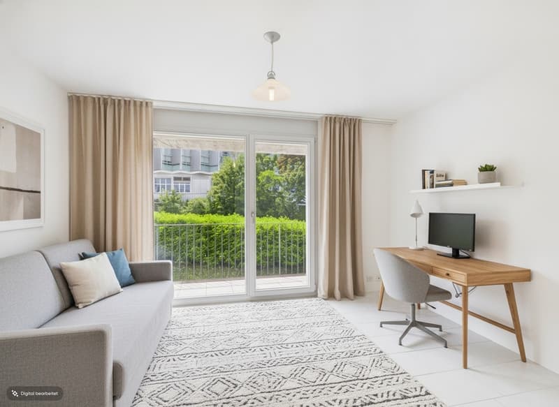 Schlafzimmer möbliert