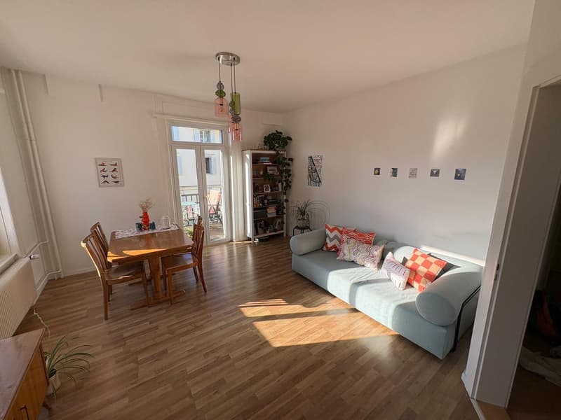 Bright 3-room apartment with balcony in St. Gallen (1)