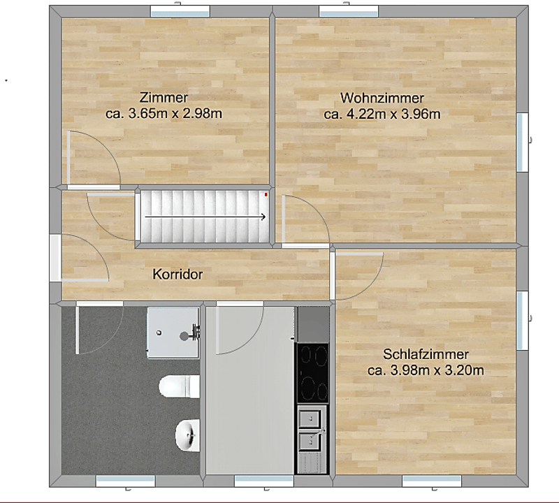 Attractive 3-room apartment in central location (6)