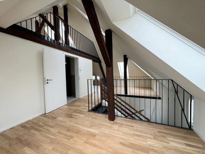 Charmante 1.5-Zimmer-Dachwohnung im Loft-Stil in St. Gallen (2)