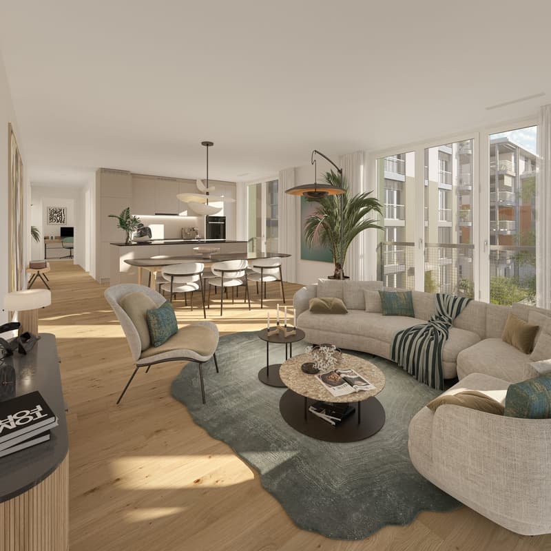 Grosszügige 4.5 Zimmer-Wohnungen im neuen Flawa-Areal (2)