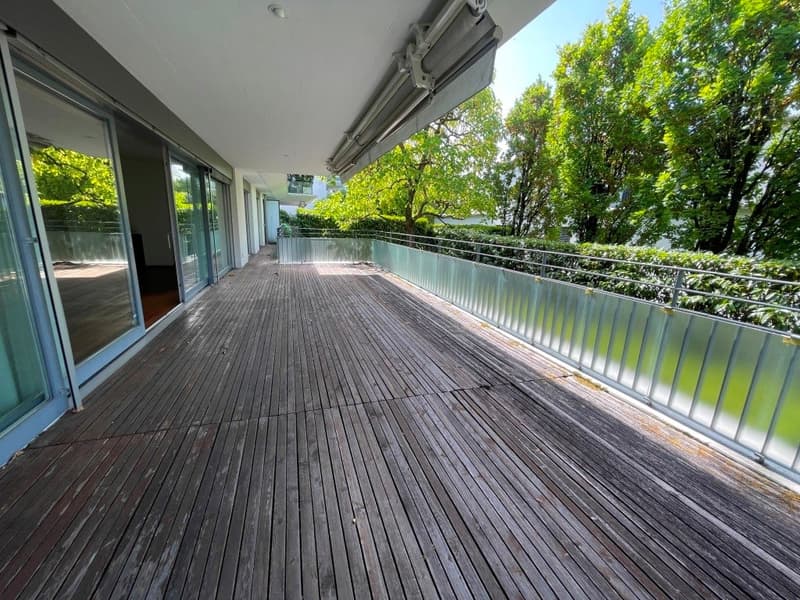 Moderne 4½-Zimmer-Gartenwohnung in gehobener Überbauung (1)