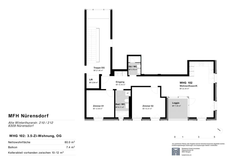 ERSTVERMIETUNG - 1.5-Zimmer-Wohnung EG in Nürensdorf zu vermieten (10)