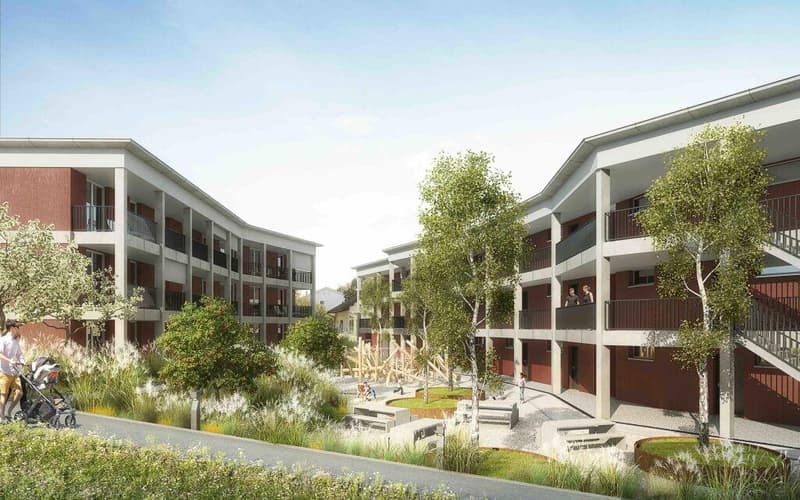 Appartement moderne de 3,5 pièces au rez-de-chaussée à Kloten à louer ! (1)