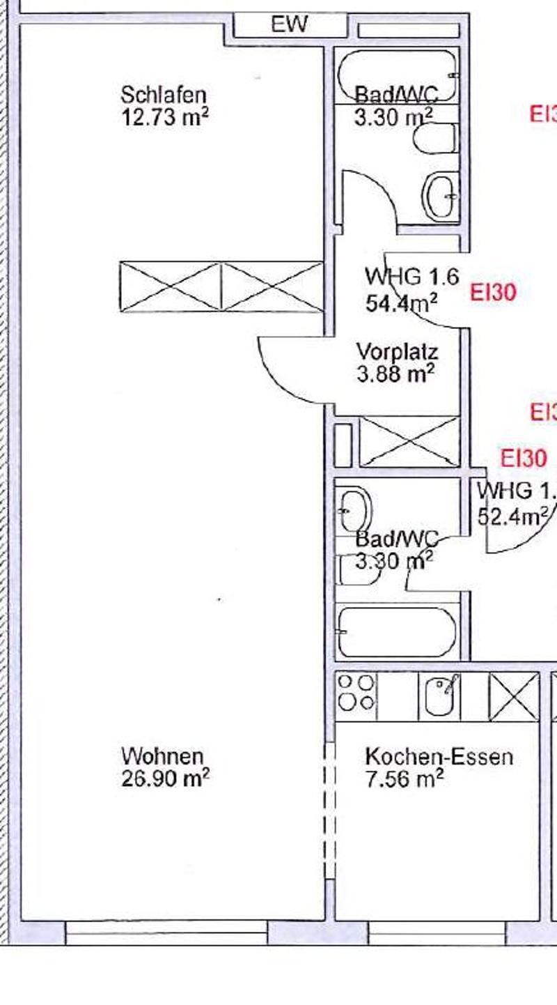 Appartement 2 pièces centré au quartier 4 à louer ! (7)