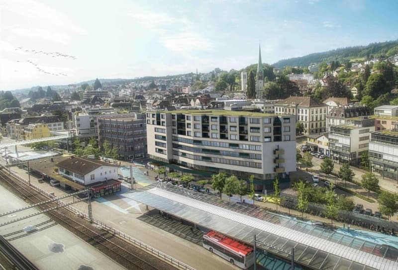 Moderne 2.5-Zimmer-Wohnung in Horgen Zentral & Seenah (1)