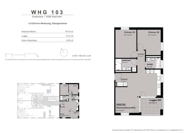 3 ½ Zimmer-Wohnung, 8488 Turbenthal (6)