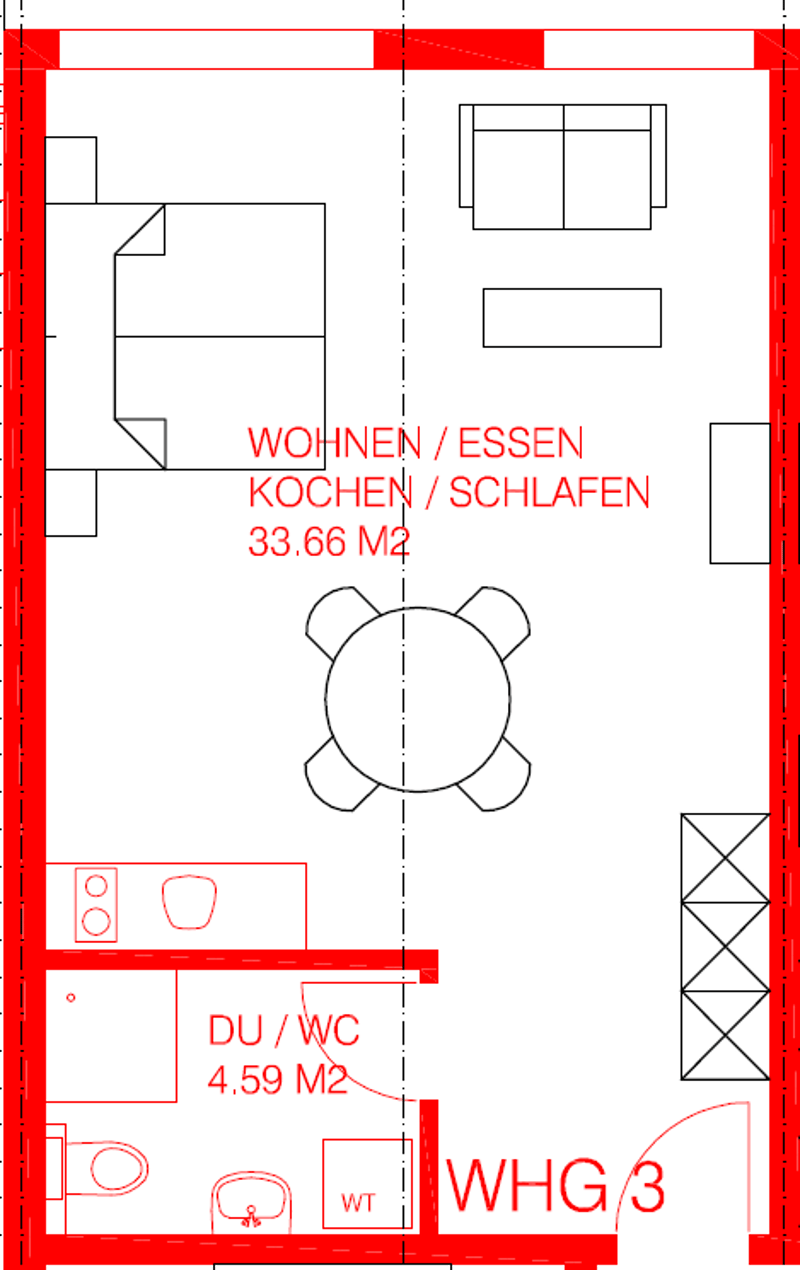 1 Zimmer-Attikawohnung, 8004 Zürich (6)