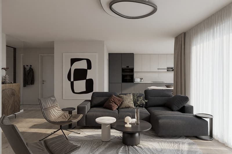 Neubau in Effretikon: 4½-Zimmer-Wohnung mit Ankleide, Reduit und Terrasse (1)