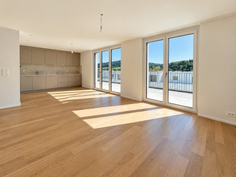 Moderne und helle Wohnung mit grosszügiger Dachterrasse in Aadorf (5)