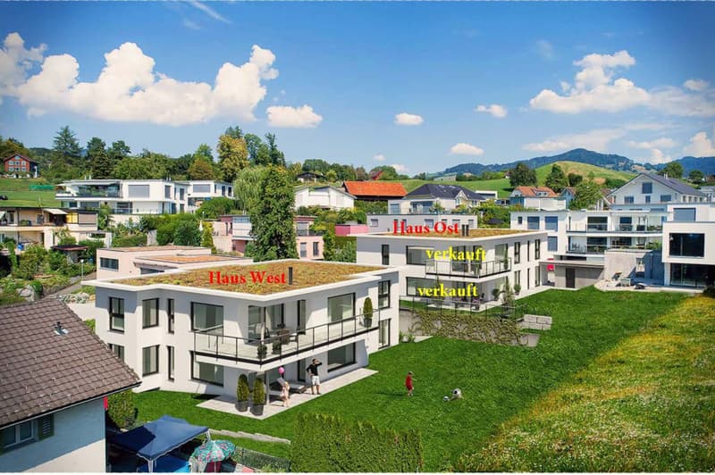 Exklusive 5,5-Zimmer-Attikawohnung - Neubauprojekt in Uznach - Haus West (2)
