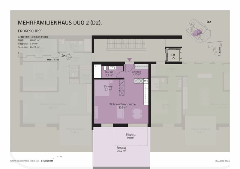 WOHNPARK DORF - Studio im Erdgeschoss (5)