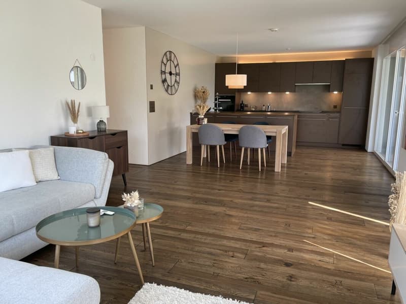 Paradiso del giardino a Benken - appartamento moderno 3.5 locali con giardino privato di 250 m² (9)