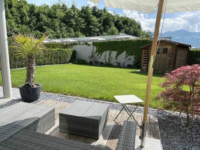 Paradiso del giardino a Benken - appartamento moderno 3.5 locali con giardino privato di 250 m² (3)