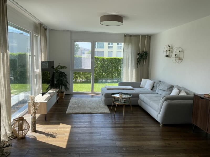 Paradiso del giardino a Benken - appartamento moderno 3.5 locali con giardino privato di 250 m² (10)