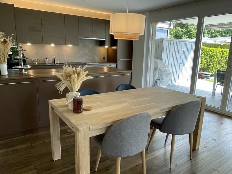 Paradiso del giardino a Benken - appartamento moderno 3.5 locali con giardino privato di 250 m² (7)