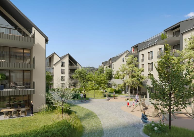 WOHNPARK DORF - VERKAUFSSTART 2. ETAPPE - 3,5-Zimmer-Gartenwohnung (1)