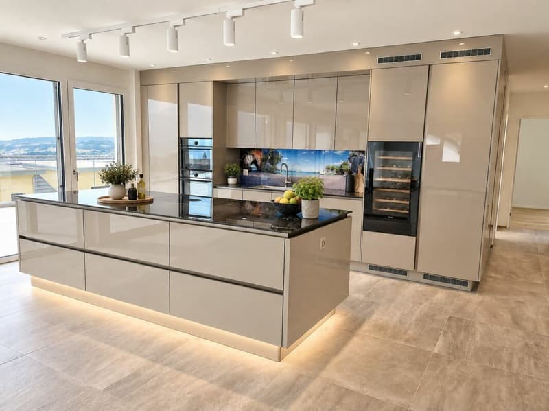 Luxuriöse 5,5-Zimmer-Attikawohnung mit See- und Bergsicht (5)