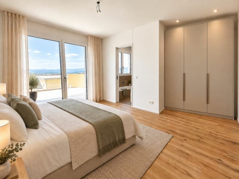 Luxuriöse 5,5-Zimmer-Attikawohnung mit See- und Bergsicht (6)