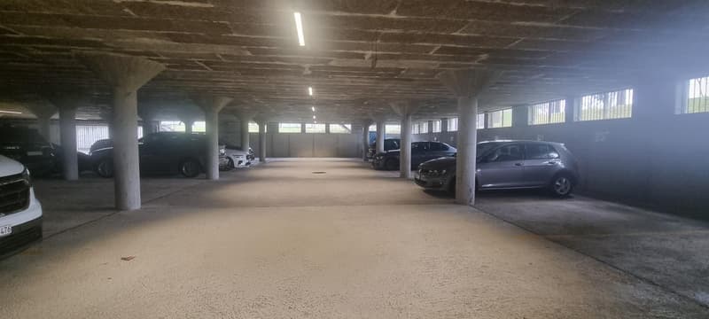 Parking spaces with E-charging station – only for electric vehicles (4)