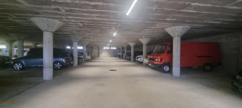 Parking spaces with E-charging station – only for electric vehicles (2)