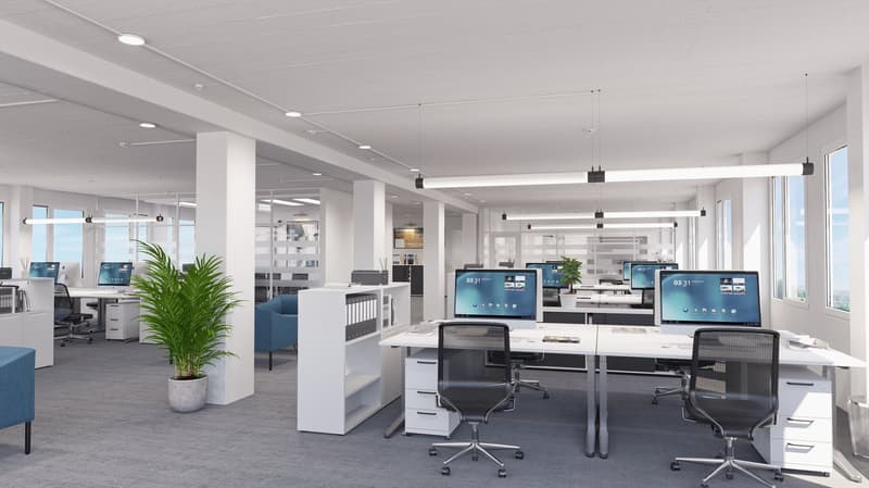 Zentrale, neu ausgebaute Büroflächen erwarten Sie! (2)