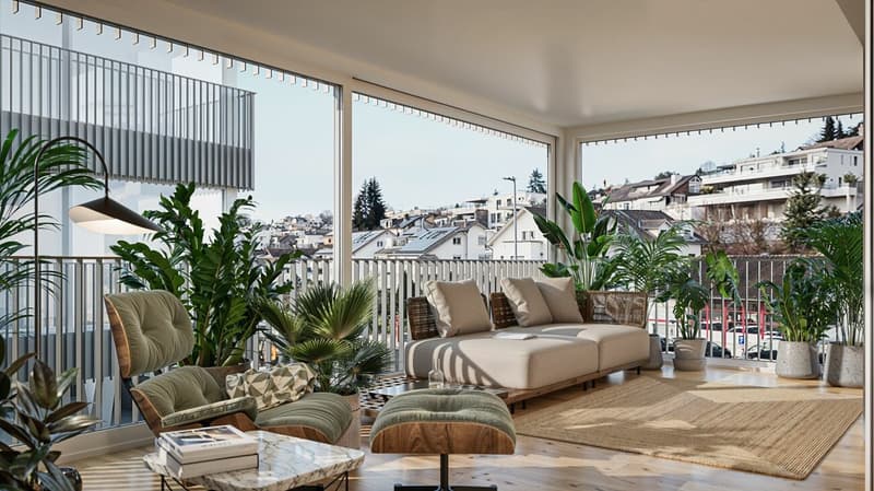 Progetto di costruzione Meienberg Twins - appartamento di giardino attraente (4)